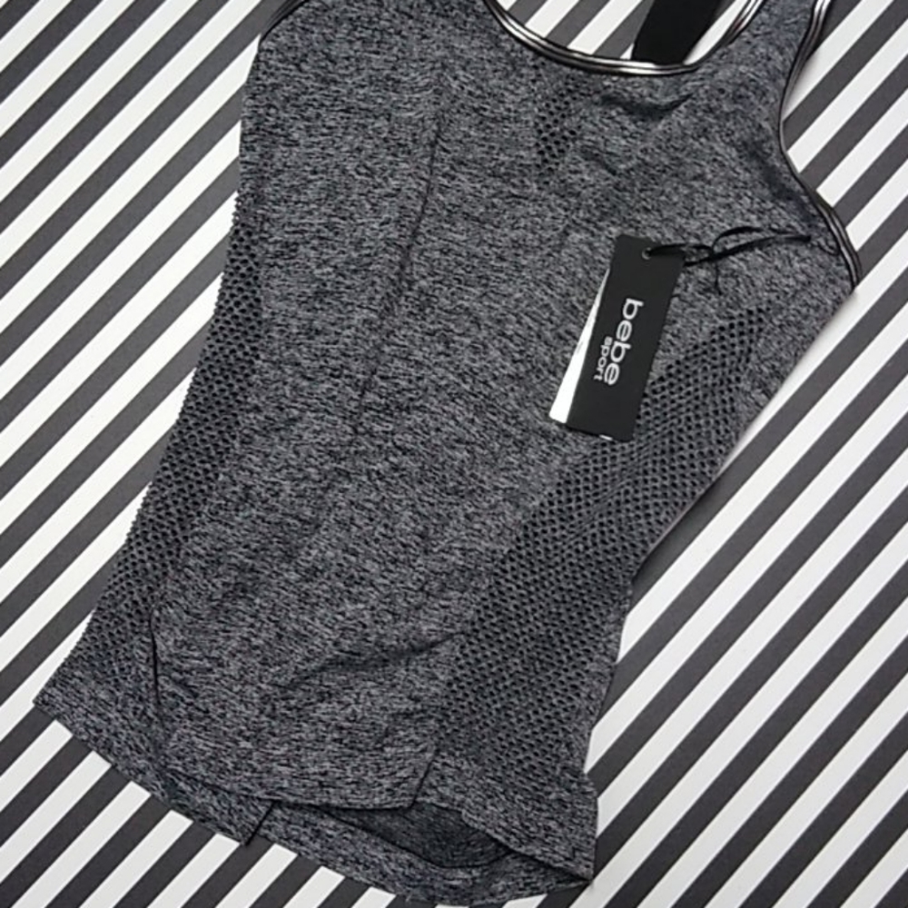 Bebe Racerback Active Tank Top - Picture 5 of 8